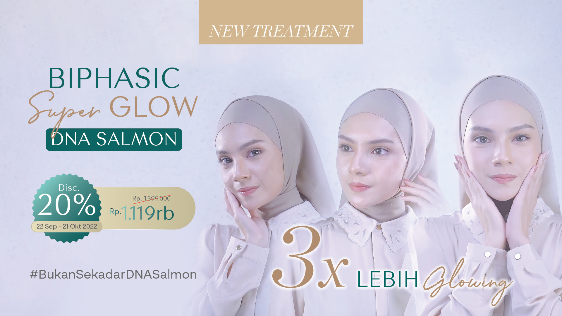 hayyu syar'i NEW TREATMENT! BIPHASIC SUPER GLOW DNA SALMON